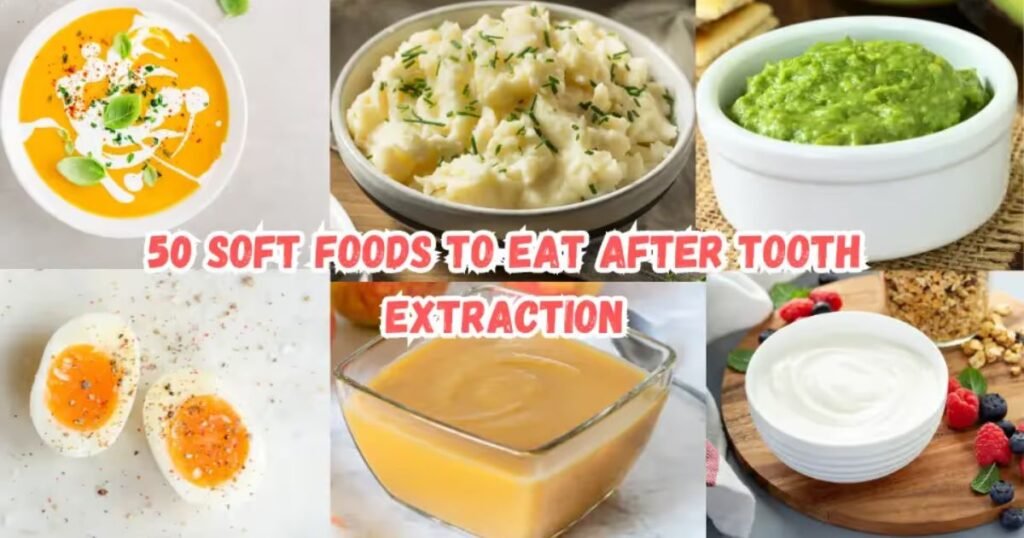 Soft food after tooth extraction